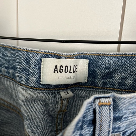 Agolde Vintage High Rise Boot Cut Jeans in Sway - Picture 3 of 6